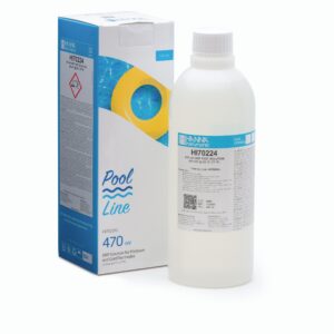 Solución de prueba de ORP Pool Line a 470 mV