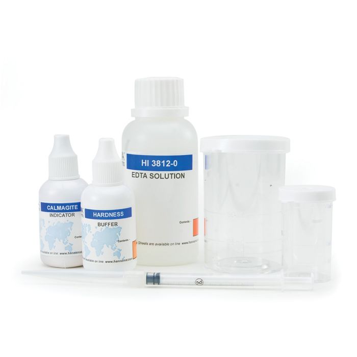 Test Kit de Dureza, 0-300 ppm (100 tests) - HI3812