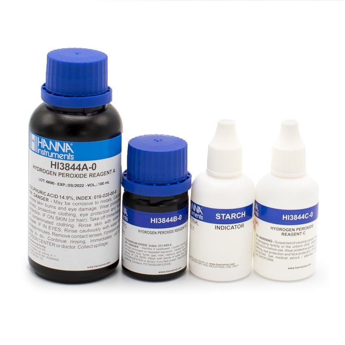 Test Kit Hidrógeno Peróxido (100 tests)