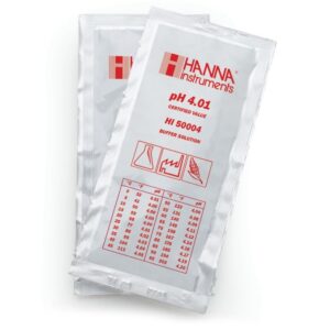 Sol. pH 4.00,25 sachets 20ml,+,-0.01pH y cert