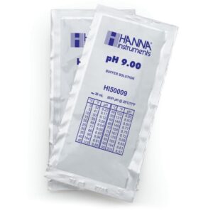 Sol. pH 9.00,25 sachets 20ml,+,-0.01pH y cert
