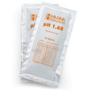 pH 1.68, sachets 25 X 20 ml, +/-0.01 pH y cer
