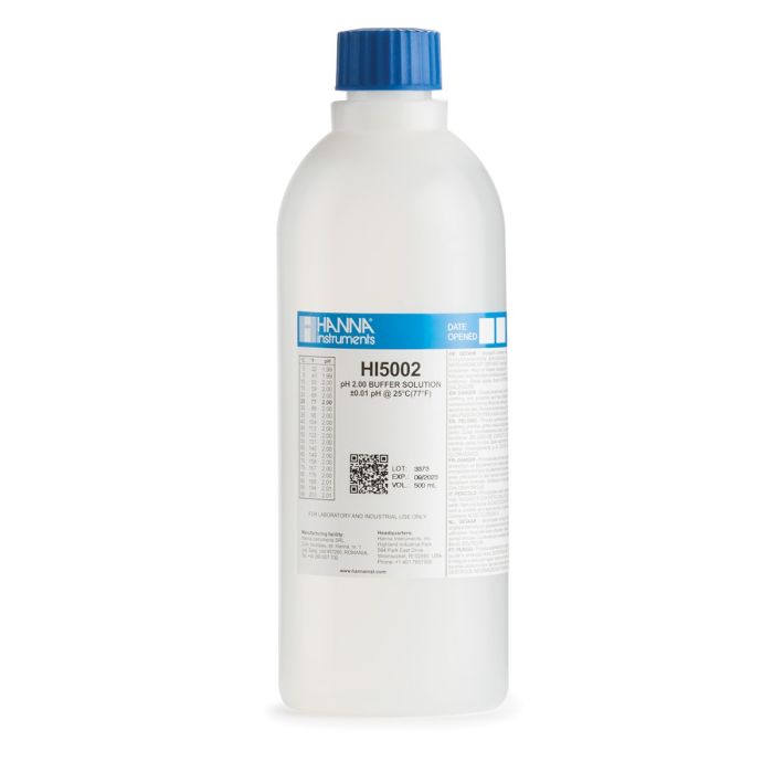 Solución de pH 2.00, 500 ml.