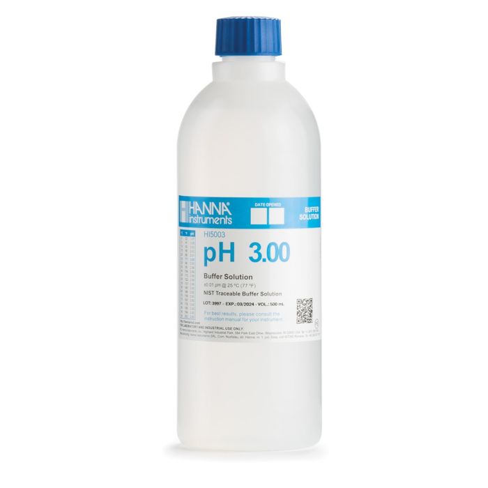 Solución de pH 3.00, 500 ml.