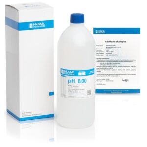 pH 8.00, 1 litro, +/- 0.01 pH, carcaza y cert