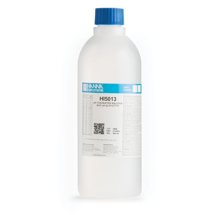Solución de pH 13.00, 500 ml.