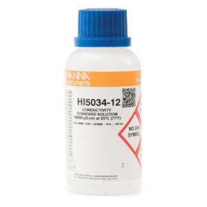 80,000 µS/cm EC Valor @25°C, botella 120 mL