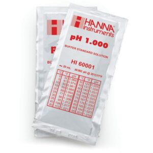 pH 1.000, sachets 25 X 20 ml, +/-0.002 pH y c