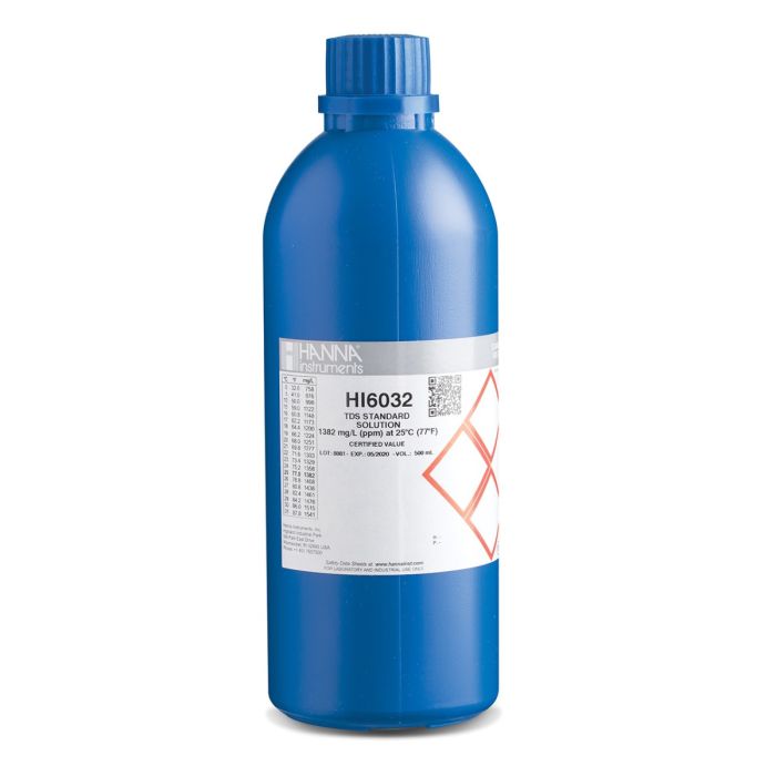 Solución conductividad 1382 ppm con certif.