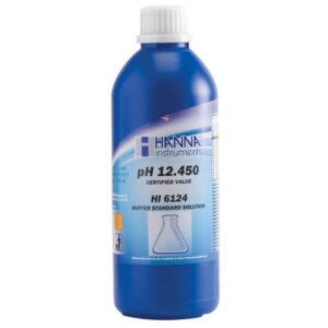 pH 12.450, 500 ml, +/- 0.002 pH, carcaza y ce
