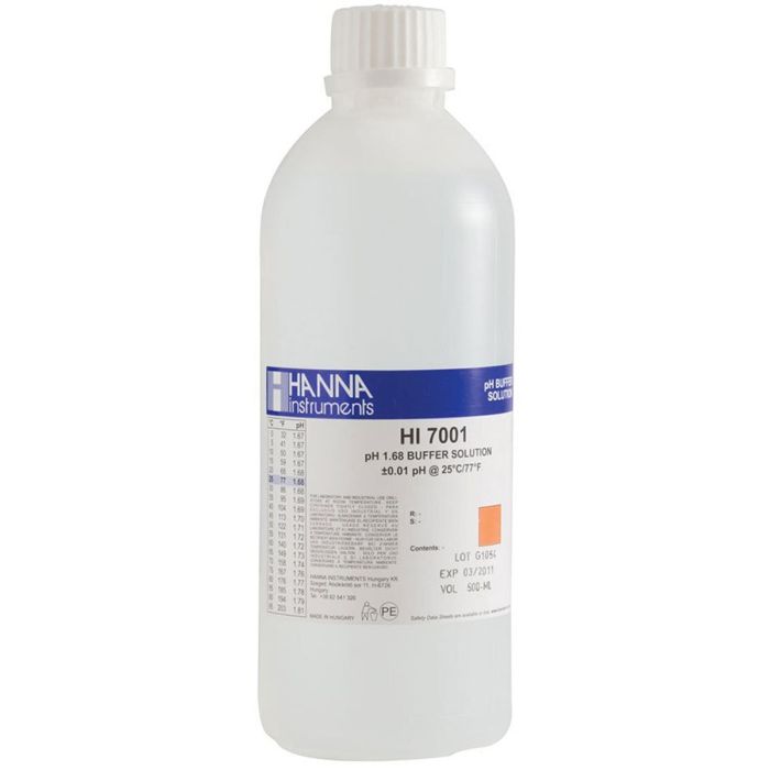 Solución de pH 1.68, 500 ml.