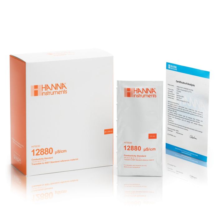 Solucion conduct. 12880 uS/cm c/certificado