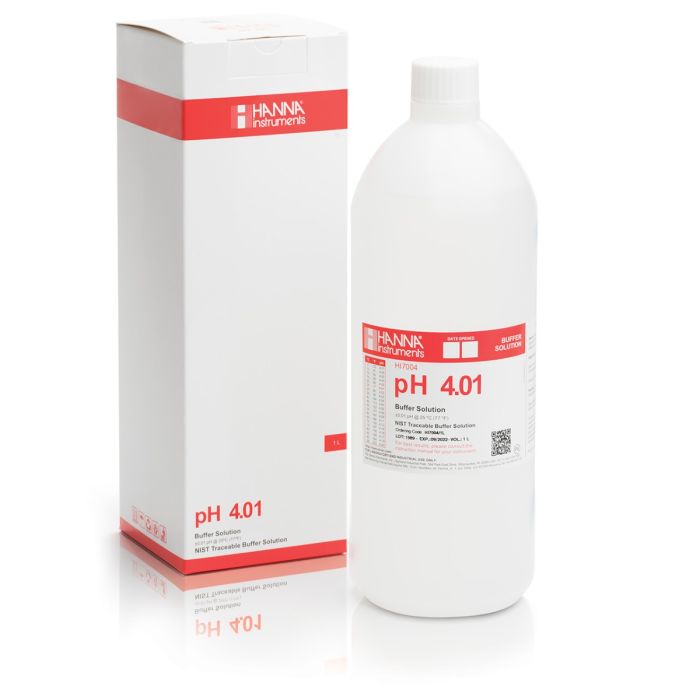 Solución de pH 4,01 Botella de 1 Lt.