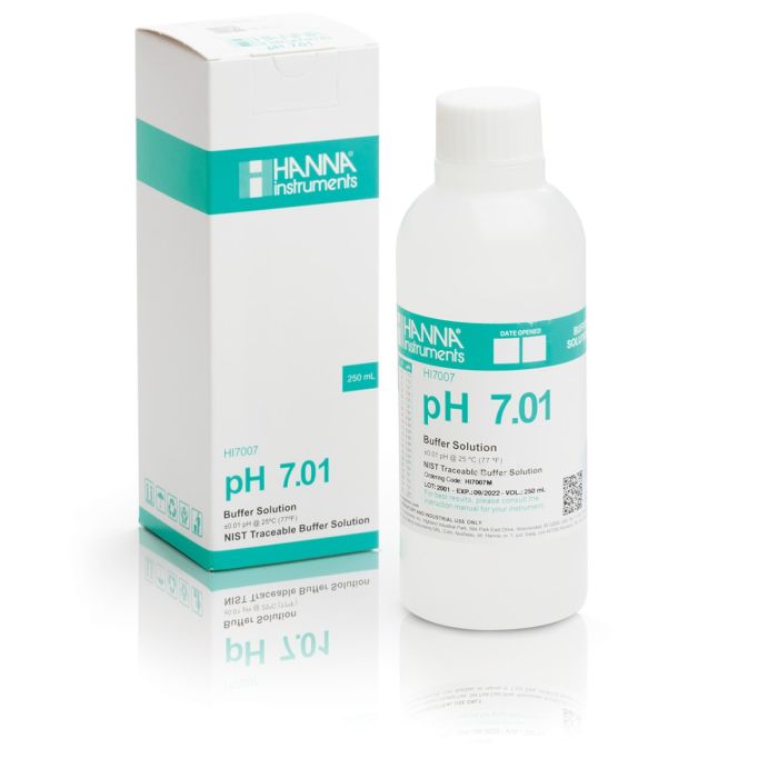 Solución de calibracion pH 7,01
