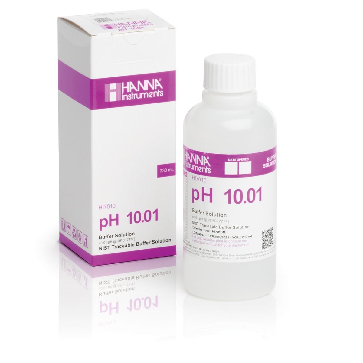 Solución de calibracion pH 10,01