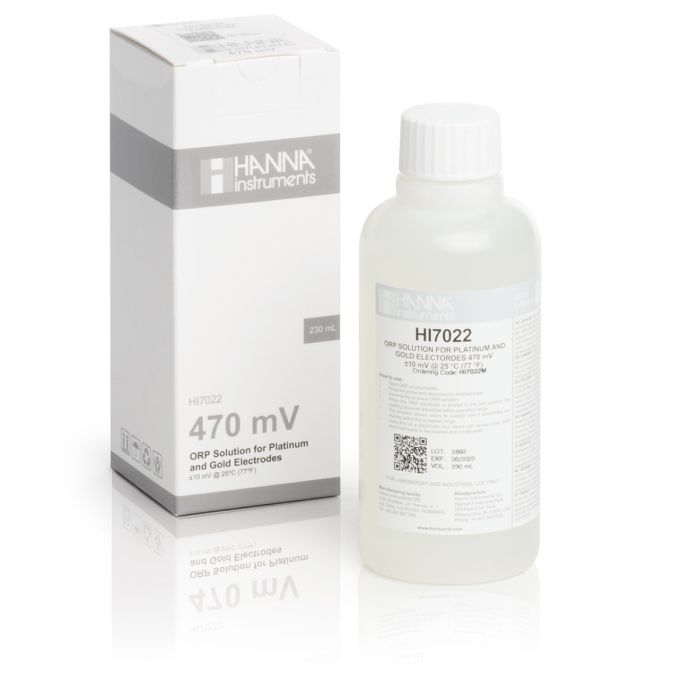 Solución ORP 470mV (Bot. 230 mL)