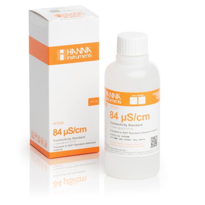 Sol. conductividad 84 uS/cm (230 ml)