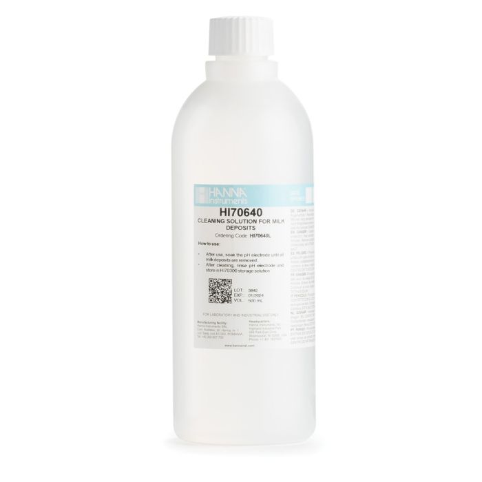 Sol. limpieza electrodo depósitos leche 500ml