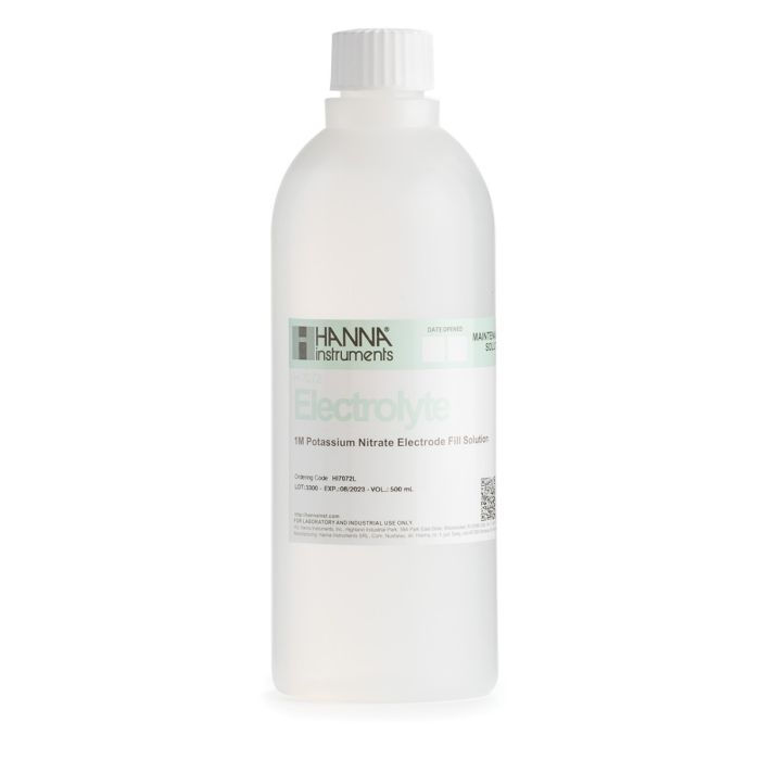 Solución de Electrolito, 1M KNO3, 500 ml