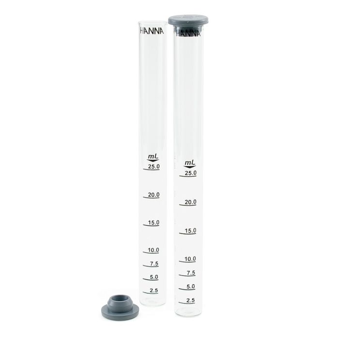 Tubos vidrio con tapas 25 ml (2 pcs)