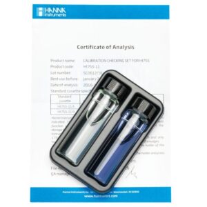 0 y 100 ppm estándar (alcalinidad
