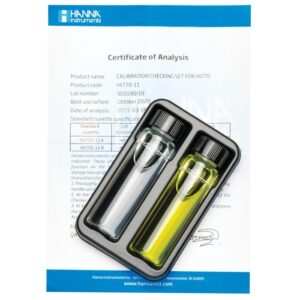 Set de chequeo calibración Sílice (0 y 100ppm
