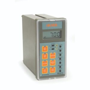 Controlador pH montado en panel, 2 puntos de