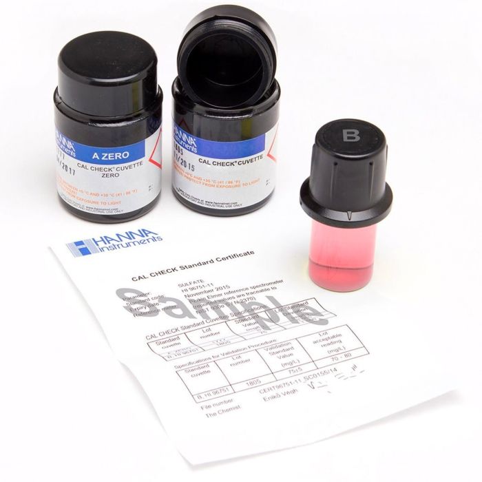 CalCheck styards para Hidracina, 0.0 y 1 µg/l