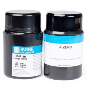 CalCheck styards para Yodo, 0.0 y 2.5 ppm