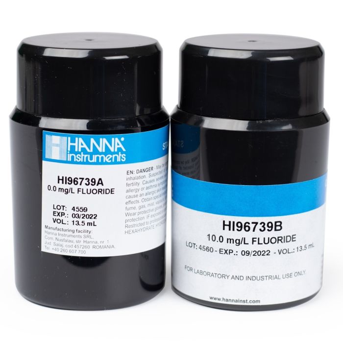 CalCheck styards para Fluoruro HR, 0.0 y 10.0