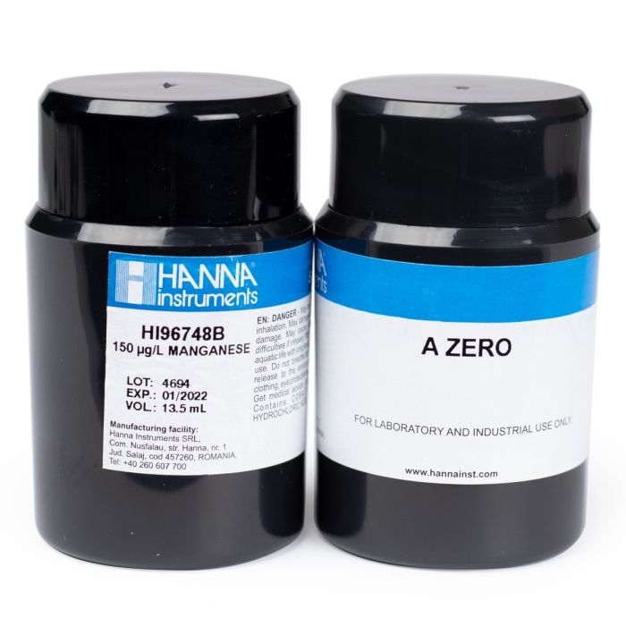 CalCheck styards para Manganeso LR, 0.0 y 150