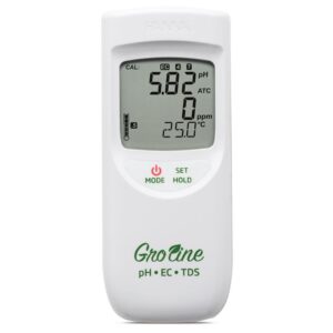Medidor portatil  pH/EC/TDS hidroponia Grol