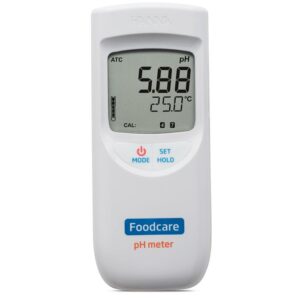 Medidor de pH/Tº portátil con FC 202