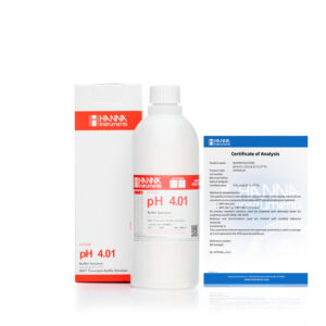 Solución de pH 4,01, 500 mL. c/certificado