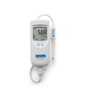 Medidor de pH/Tº portátil con FC 202